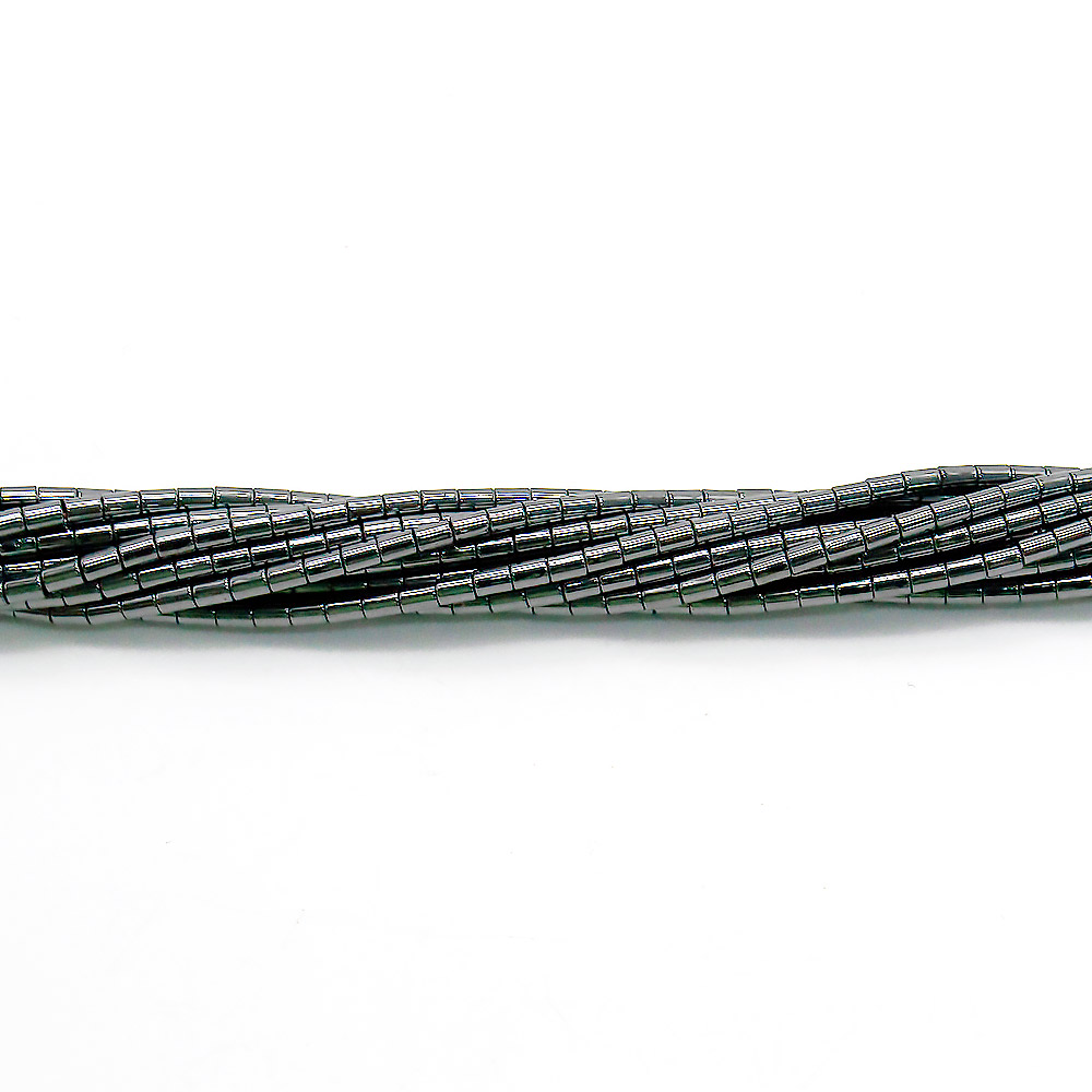 Фото товара гематит цилиндр 3*2 мм