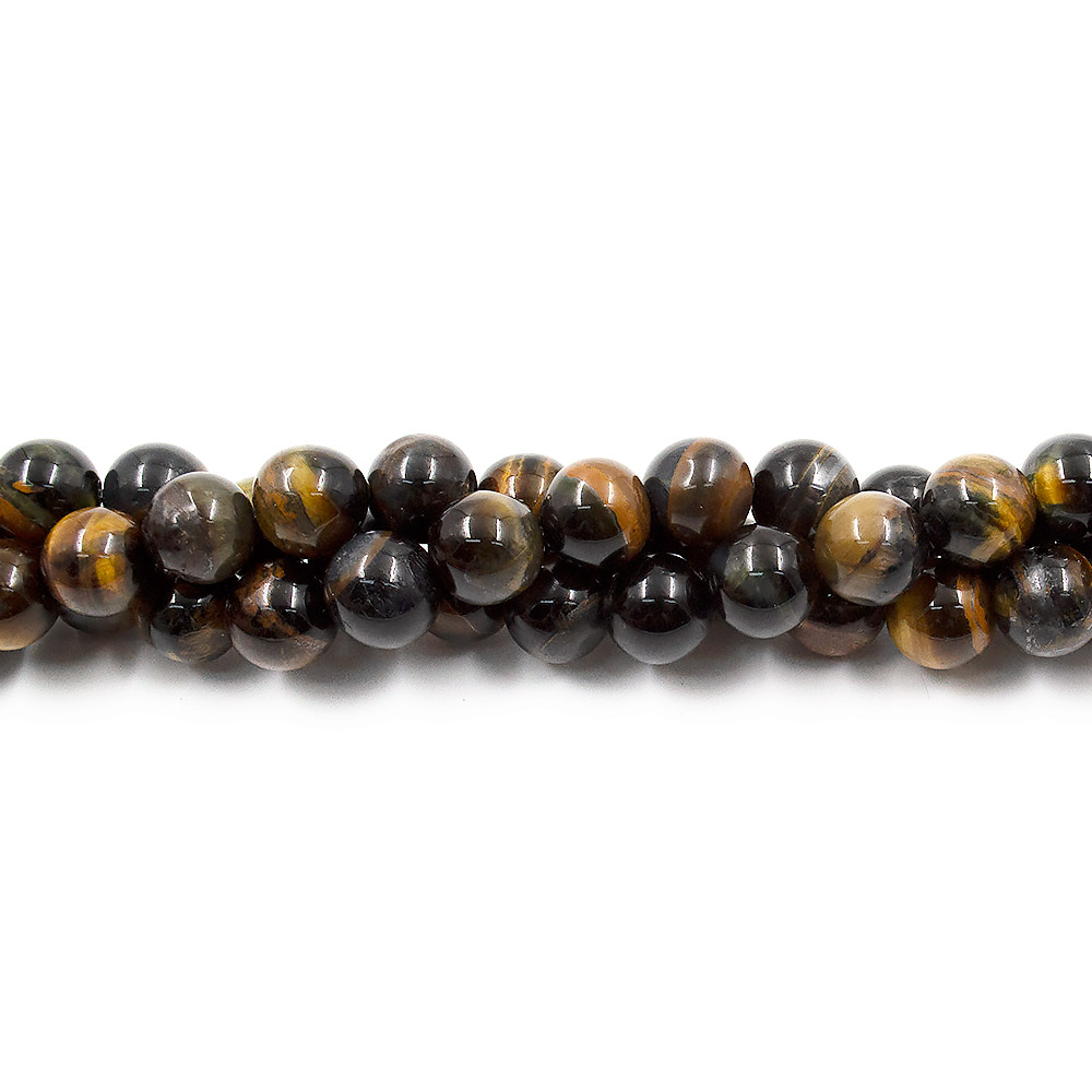 Тигровый и соколиный глаз АВ шар 10 мм