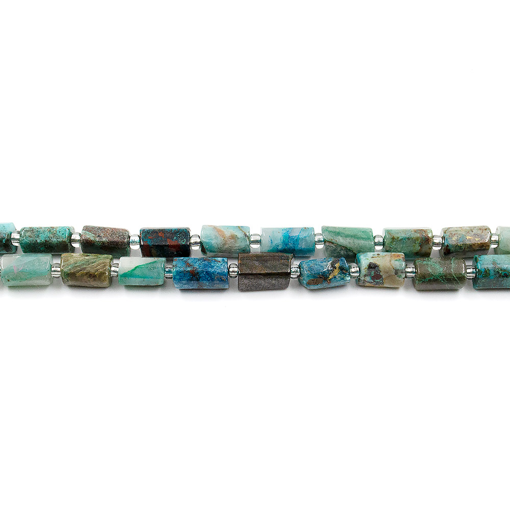 Хризоколла цилиндр с гранями 11*7 мм