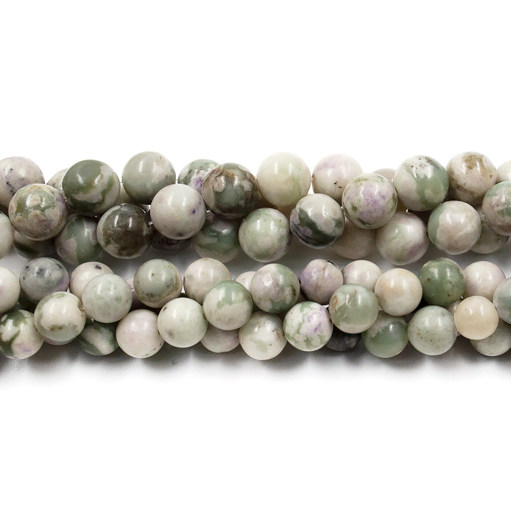 Фото товара нефрит бело-зеленый шар