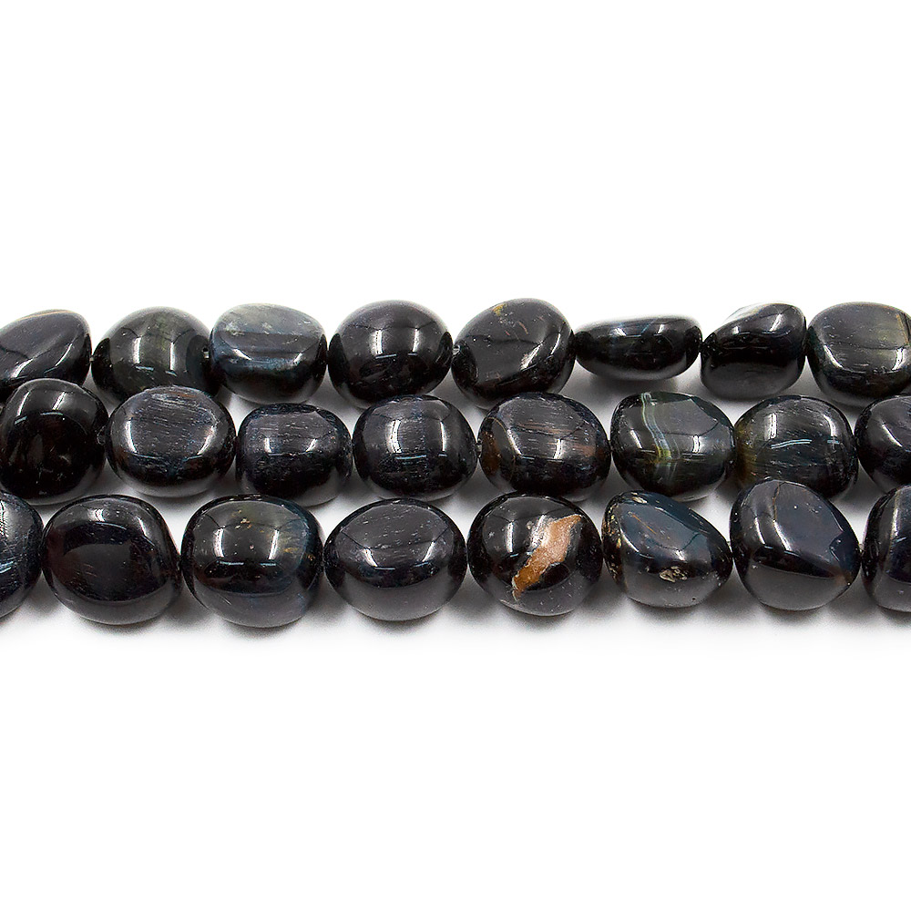 Соколиный глаз галтовка округлая средняя