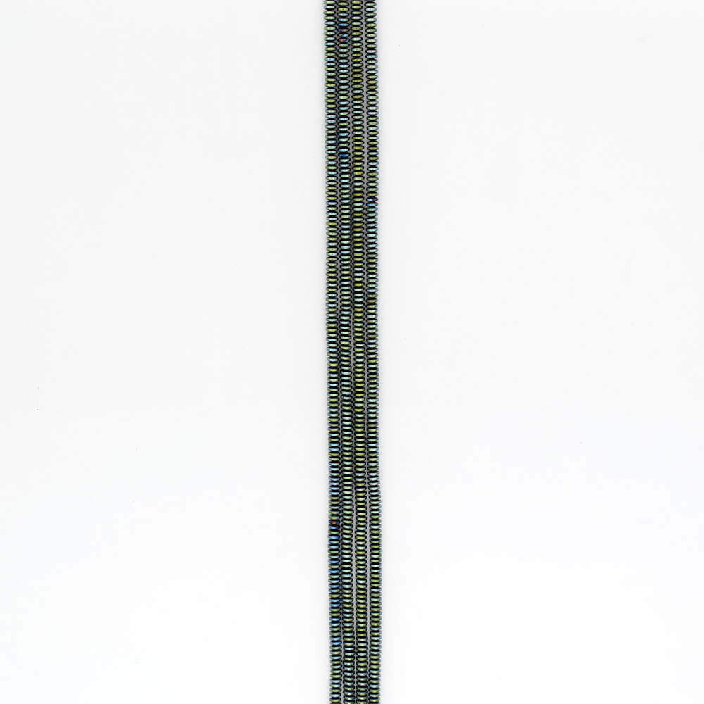 Фото товара гематит цвет сине-зеленый разделитель 2*4 мм