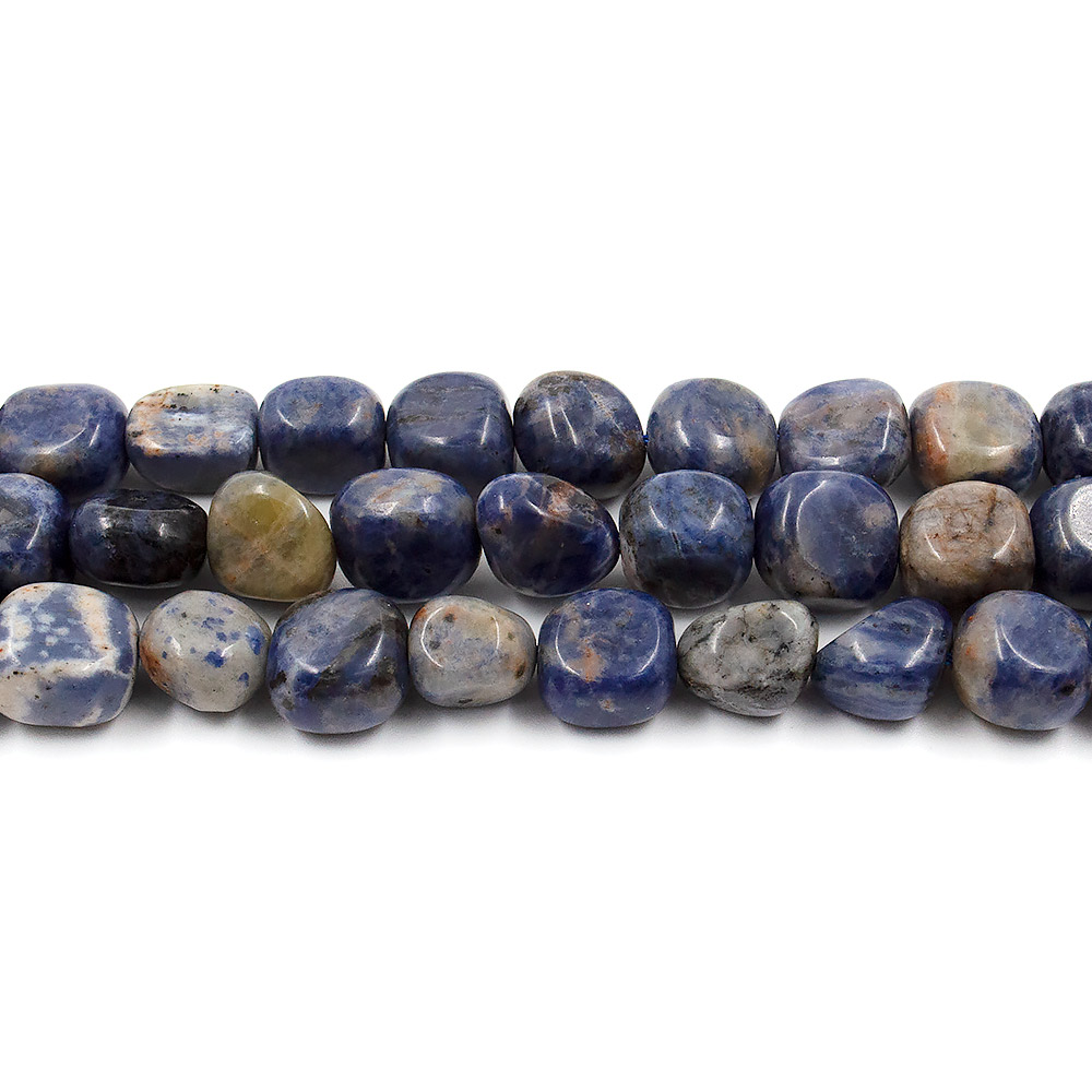 Содалит темный галтовка 12*12*7 мм