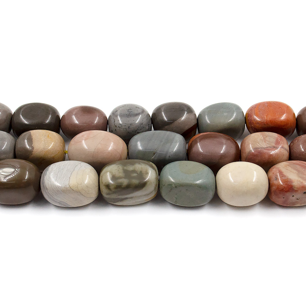 Яшма уральская галтовка кирпичик 19*13 мм