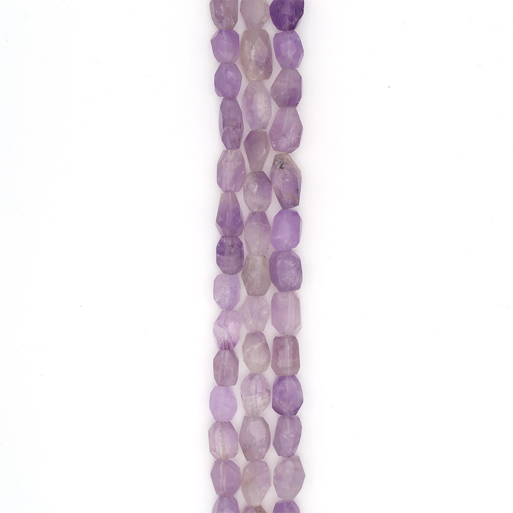 Фото товара аметист светлый галтовка грань 20*14 мм