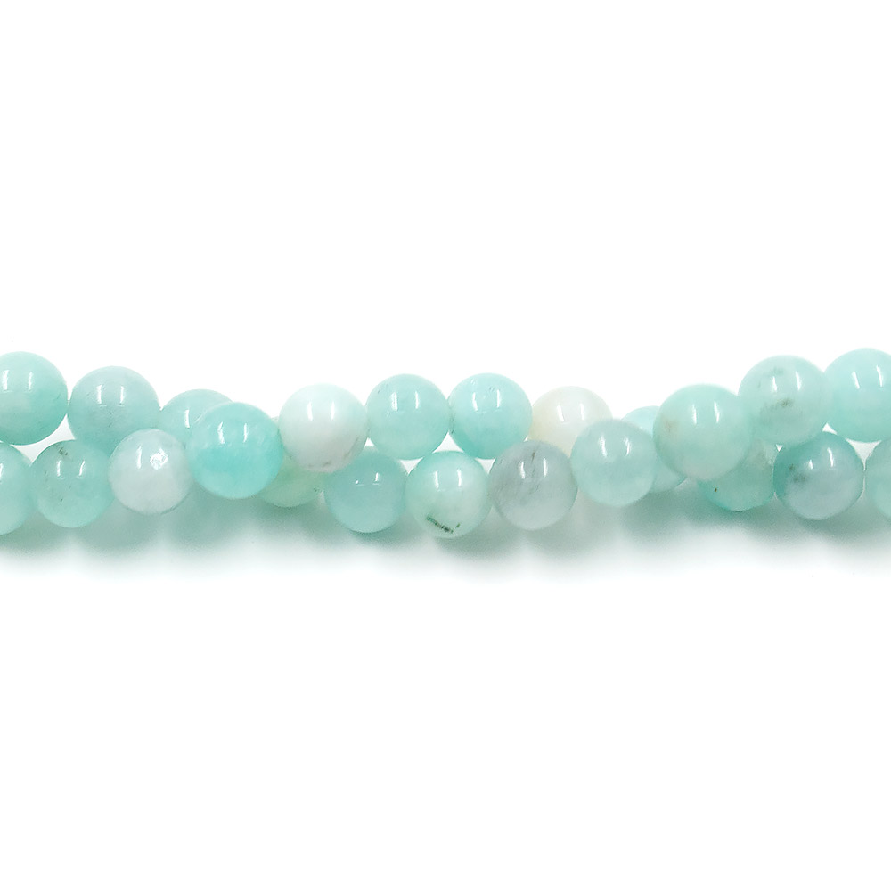 Кальцит тонированный бирюзово-белый микс 10 мм