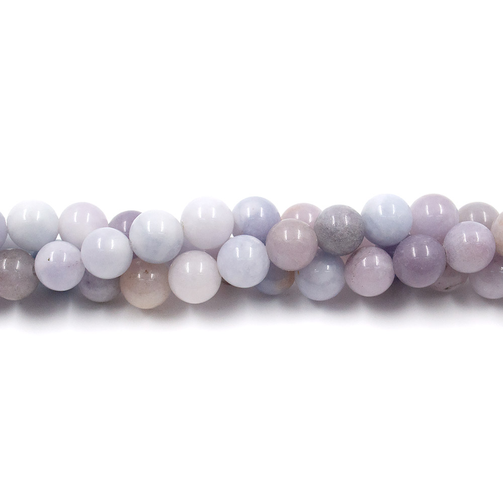 Фото товара кальцит тонированный голубой с сиреневым шар 10 мм