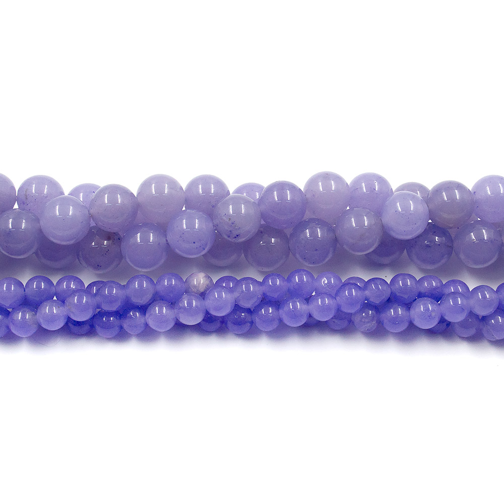 Фото товара агат тонированный сиреневый однотонный шар