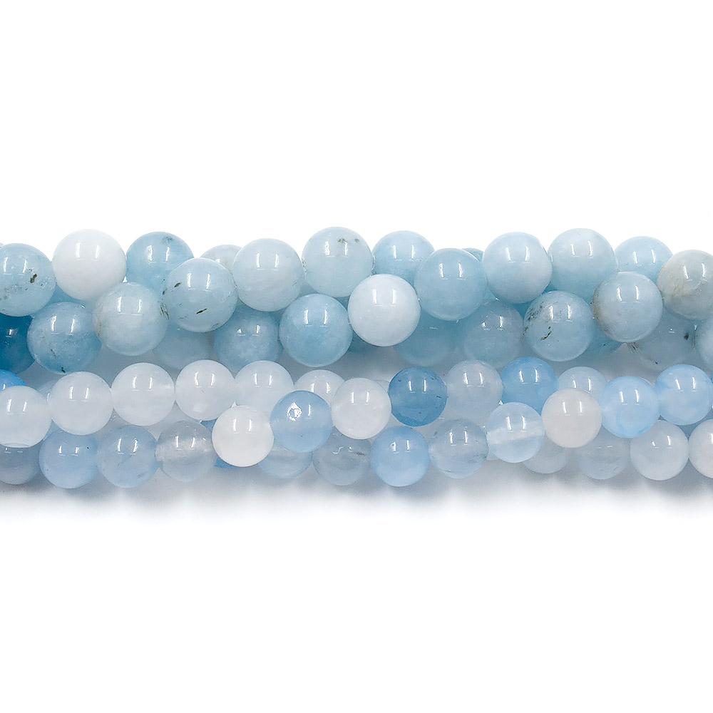 Кварц тонированный голубой шар