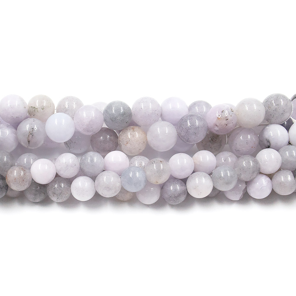 Кварц тонированный серо-сиреневый шар