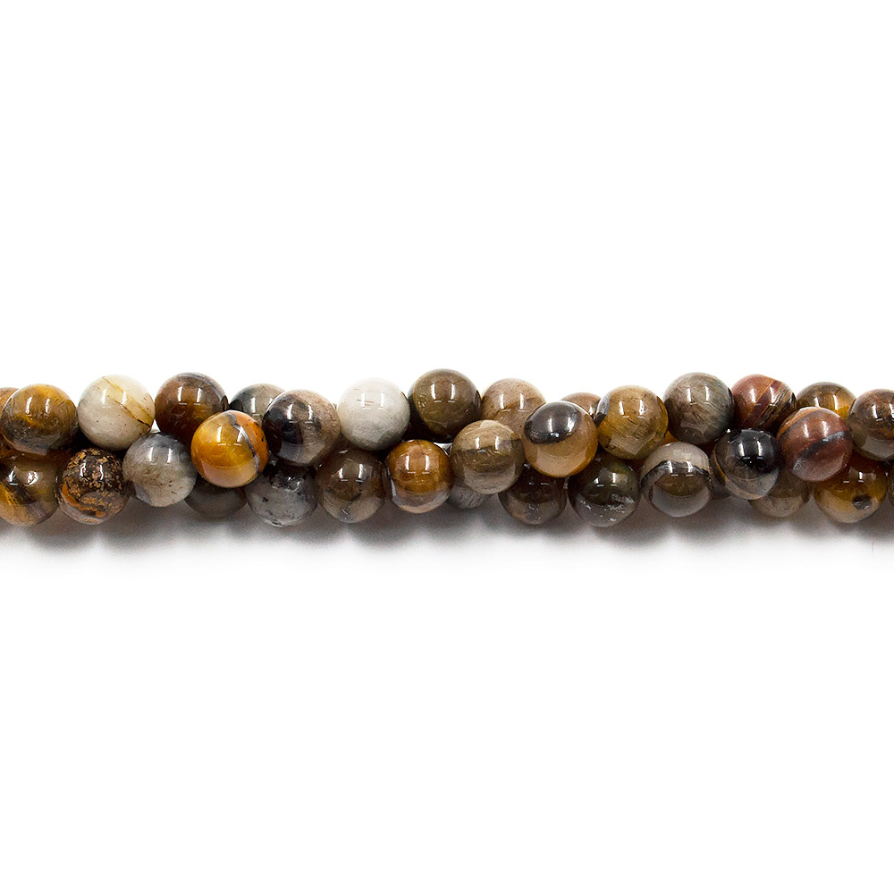 Фото товара тигровый глаз с кварцем шар 8 мм