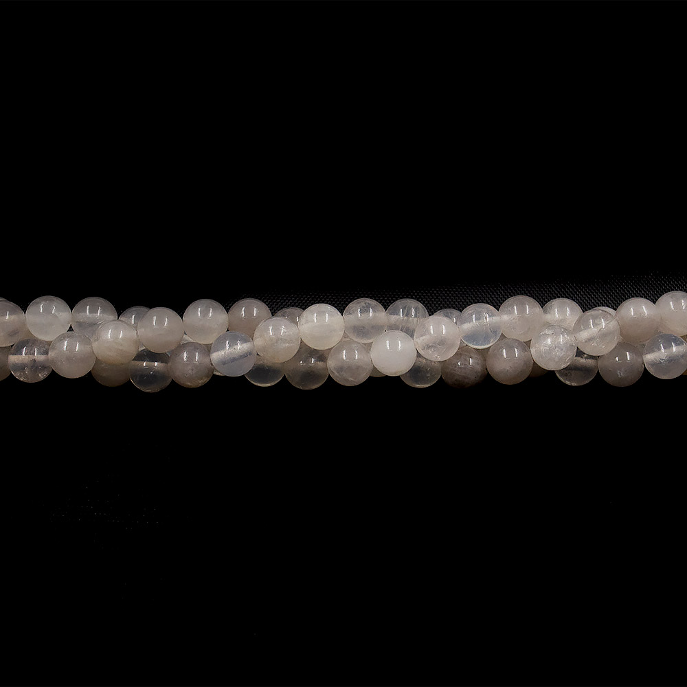 Кварц бледно-серый шар 6 мм