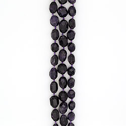 Фото товара аметист темный бочата 23*15 мм