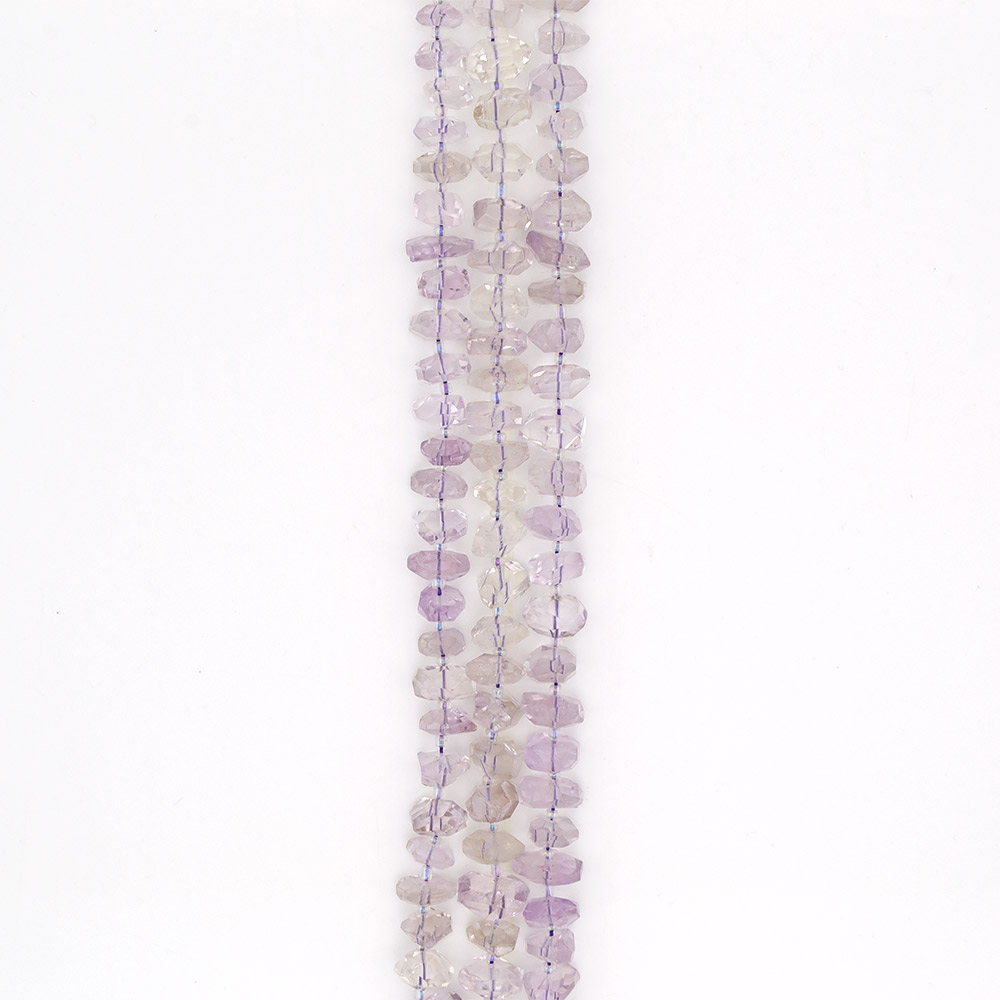 Фото товара аметист лавандовый рондоль грань 8*11 мм