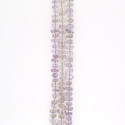 Аметист лавандовый рондоль грань 8*11 мм