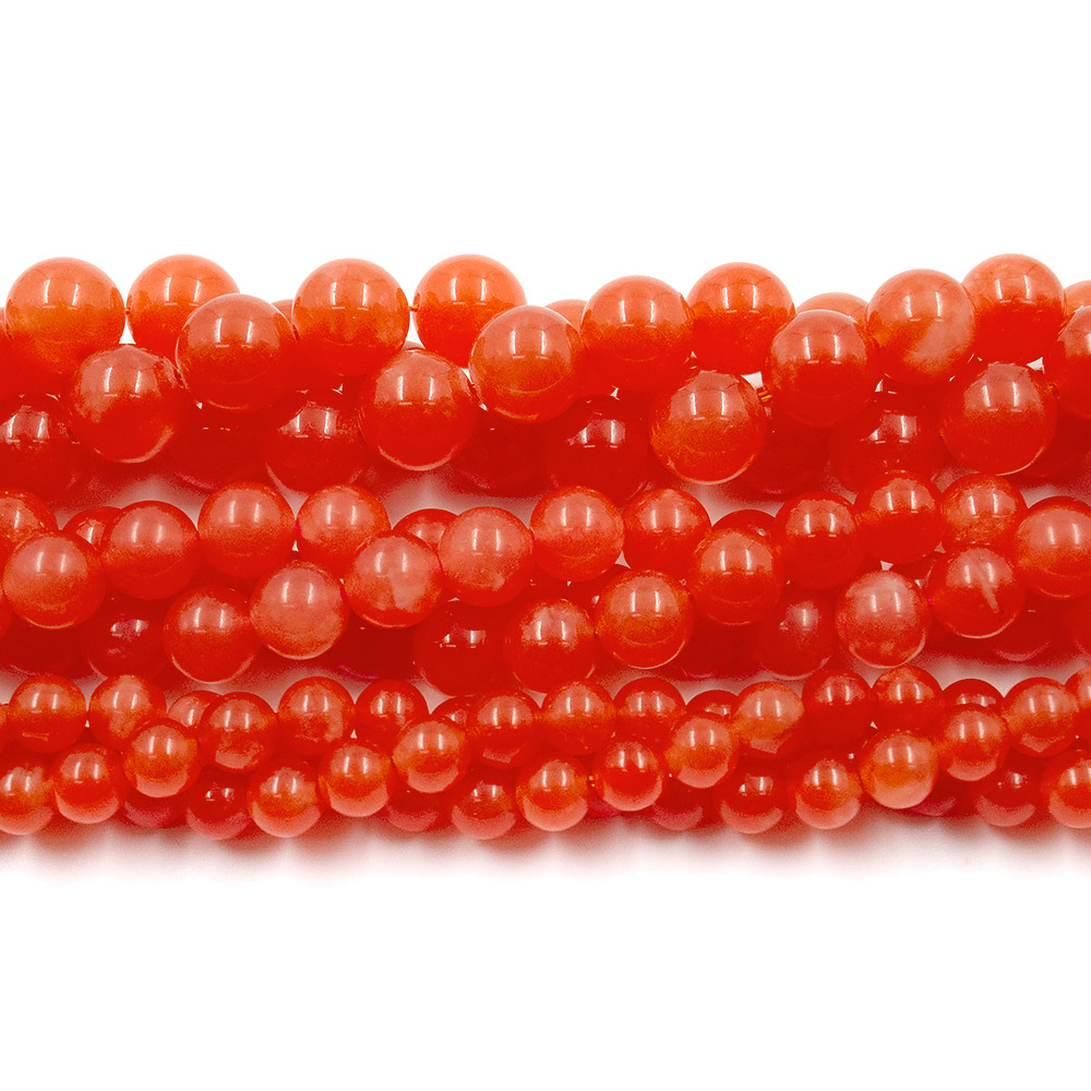 Фото товара кварц шар тонированный красно-оранжевый