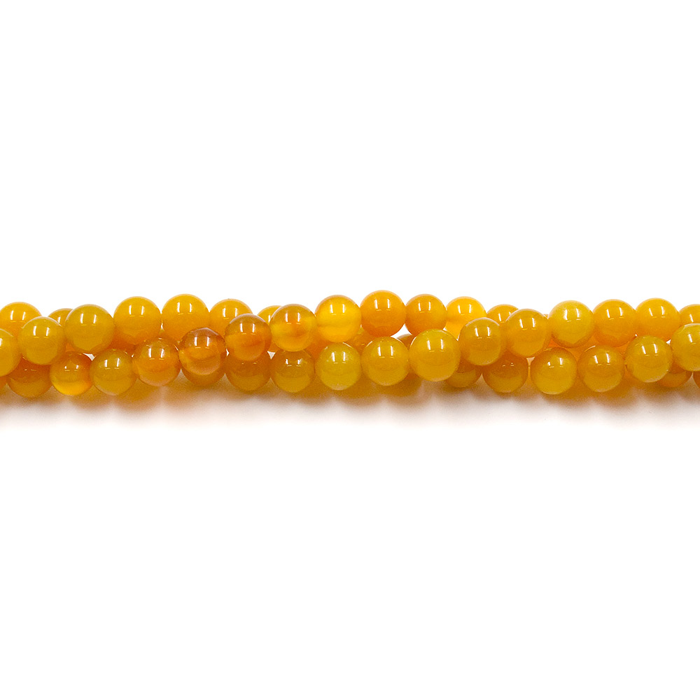 Фото товара агат шар цвет медовый 6 мм