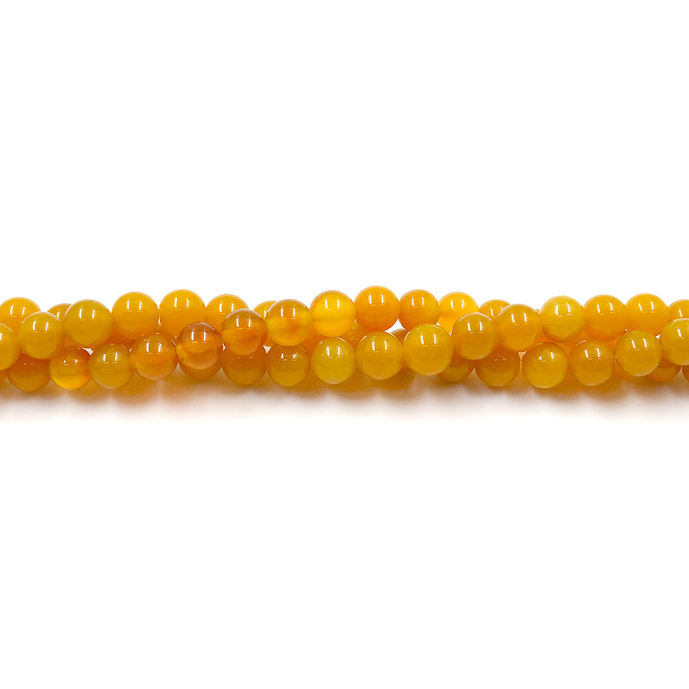 Фото товара агат шар цвет медовый 6 мм