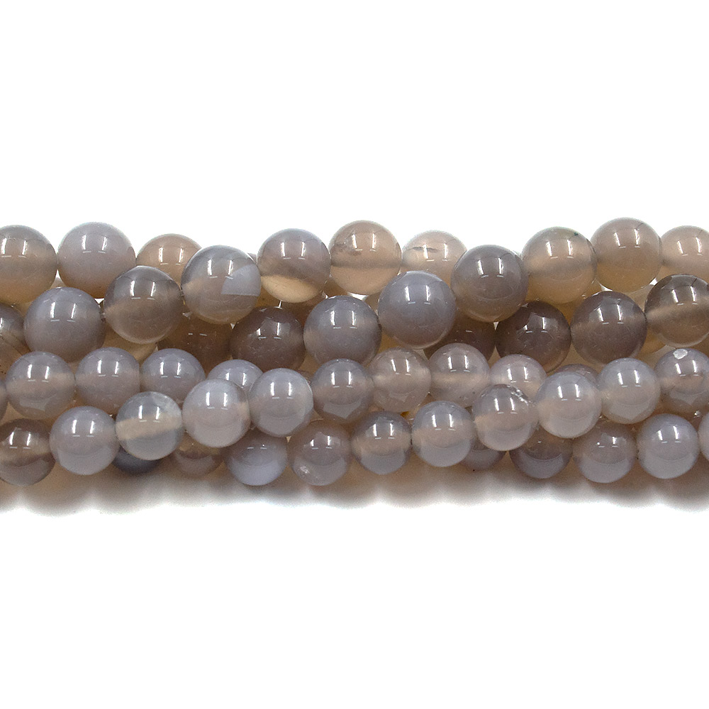 Фото товара агат шар цвет серый микс