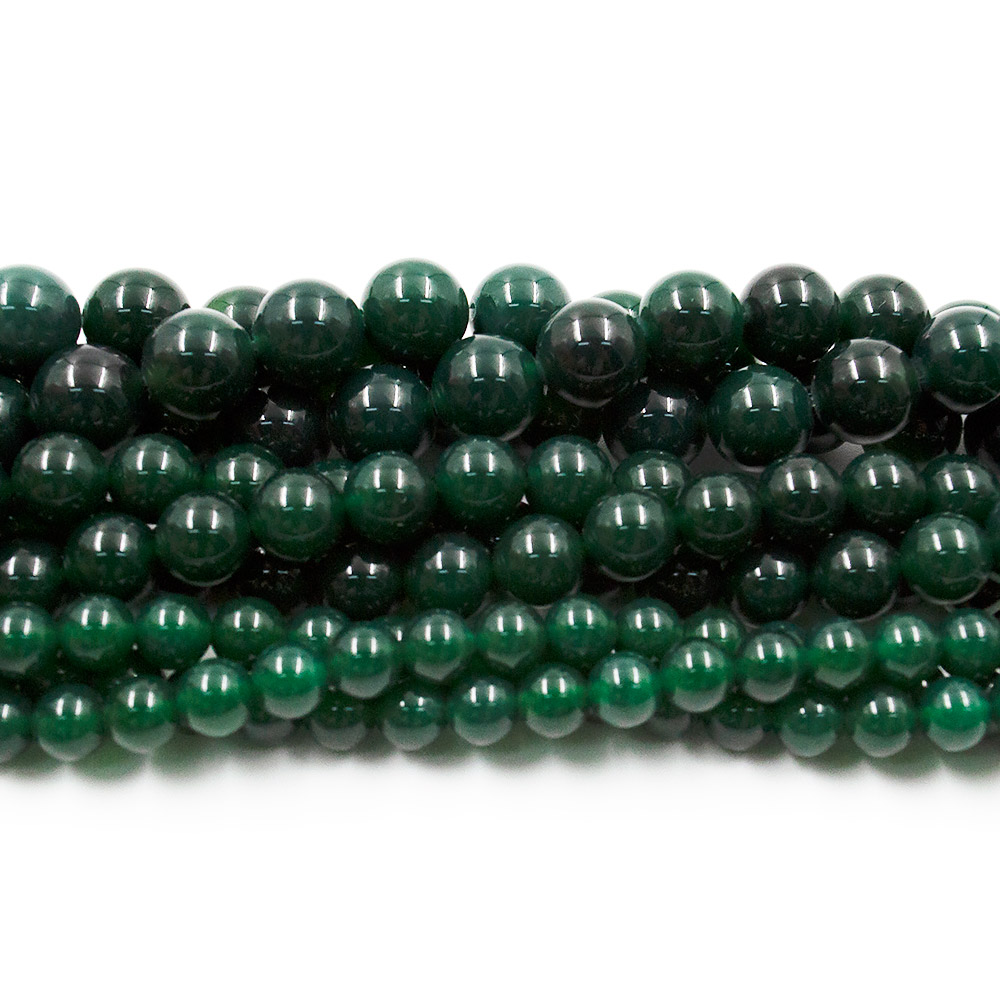 Фото товара агат шар цвет темный малахит