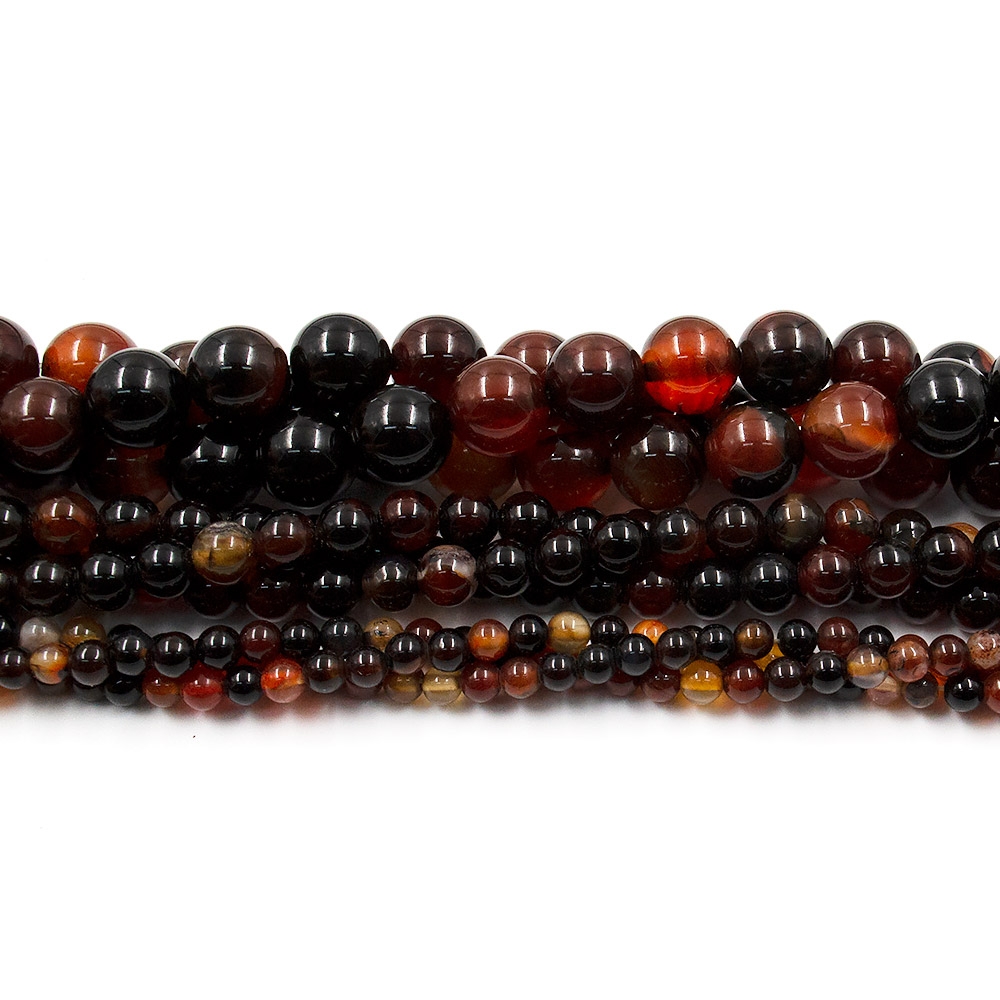 Фото товара сердолик темный шар 1 сорт