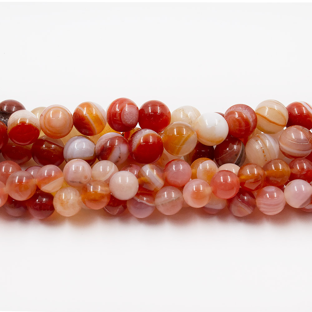 Фото товара агат шар цвет огненный