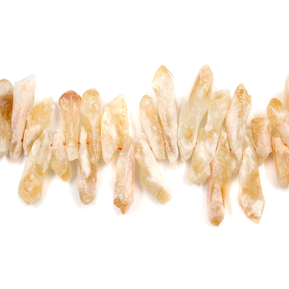 Фото товара цитрин колотый от 24*8 мм до 42*9 мм