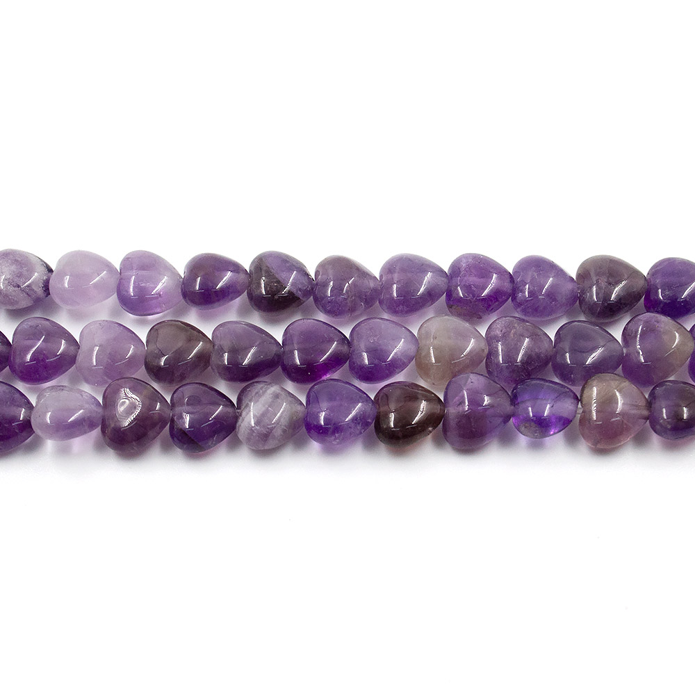 Фото товара аметист "сердце" малое 10*10 мм