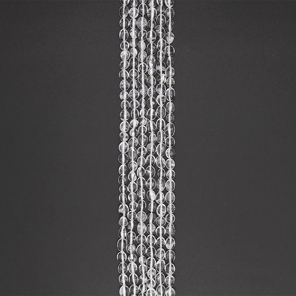 Фото товара горный хрусталь галтовка 8*10 мм