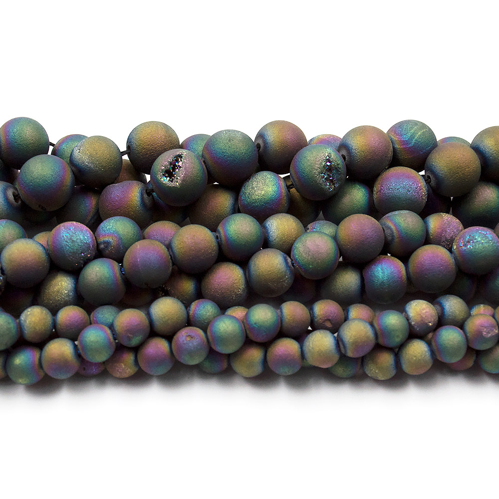 Фото товара агат с друзой цвет хамелеон шар