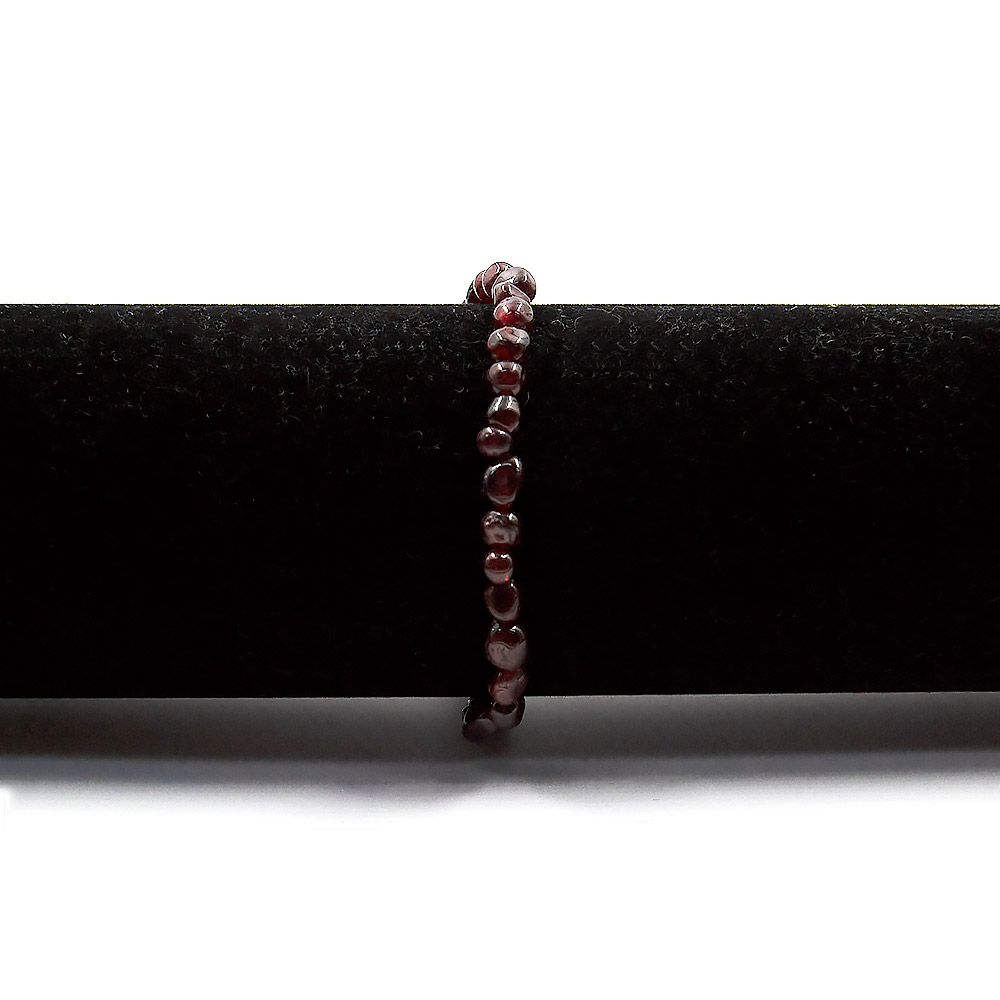 Фото товара браслет из граната галтовка 4,5 мм