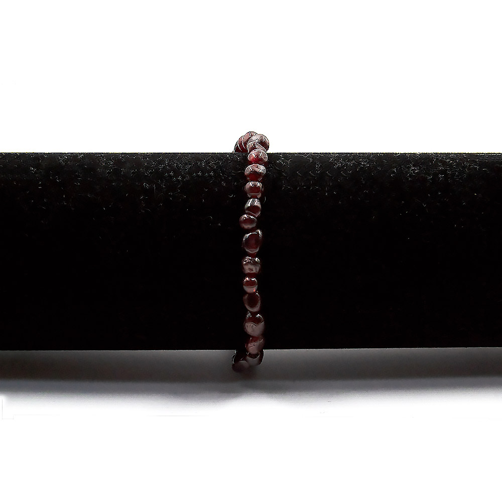 Браслет из граната галтовка 4,5 мм