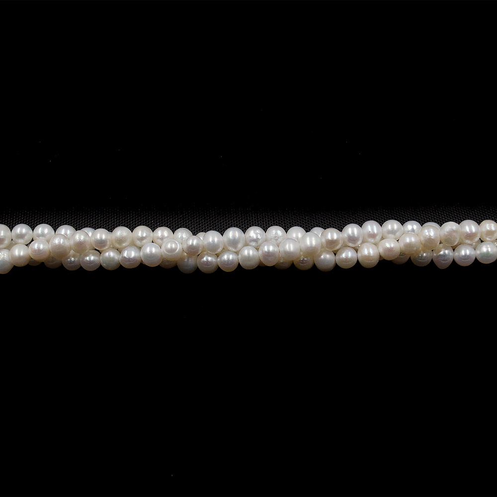 Жемчуг белый шар 4,5 мм