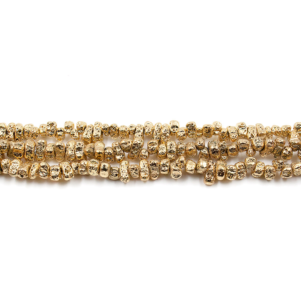 Лава с покрытием красное золото разделитель фриформ