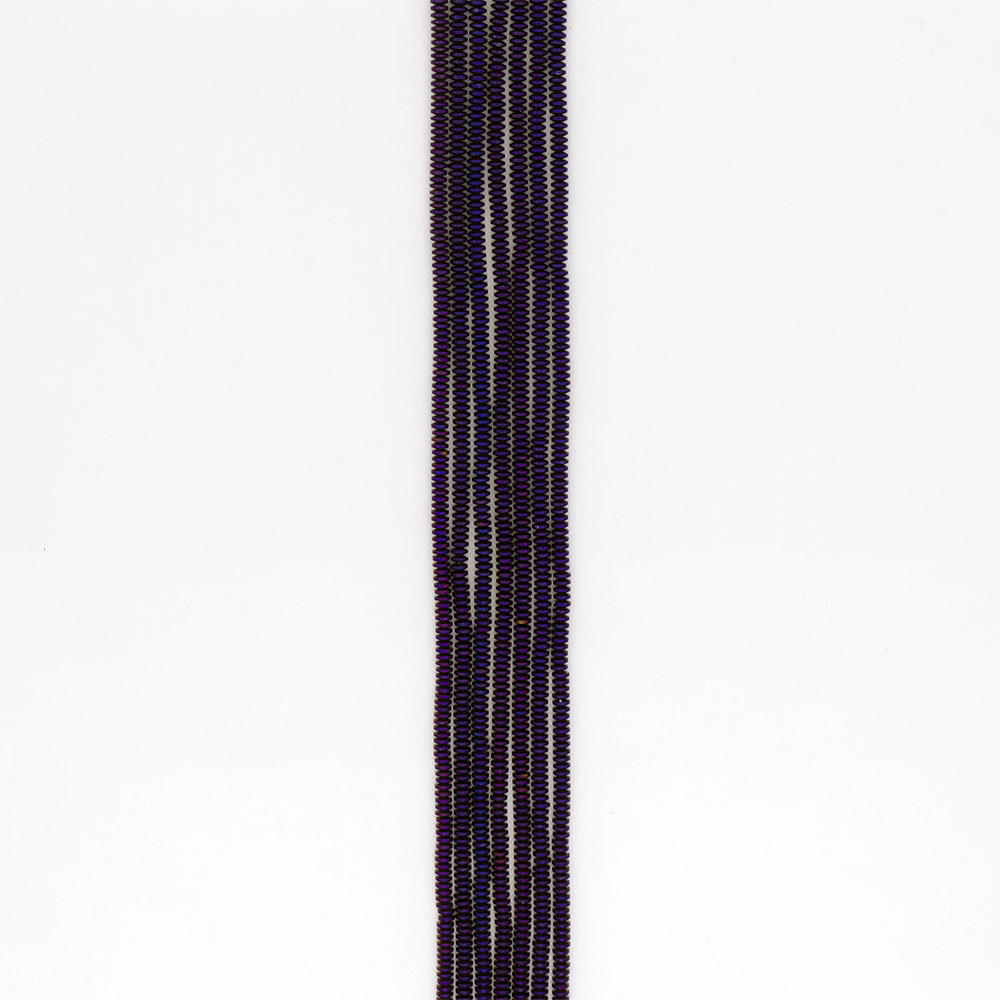Фото товара гематит цвет фиолетовый разделитель1,5*4 мм