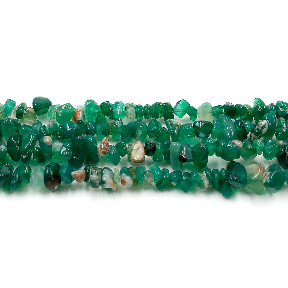 Агат крошка средняя цвет яркий зеленый