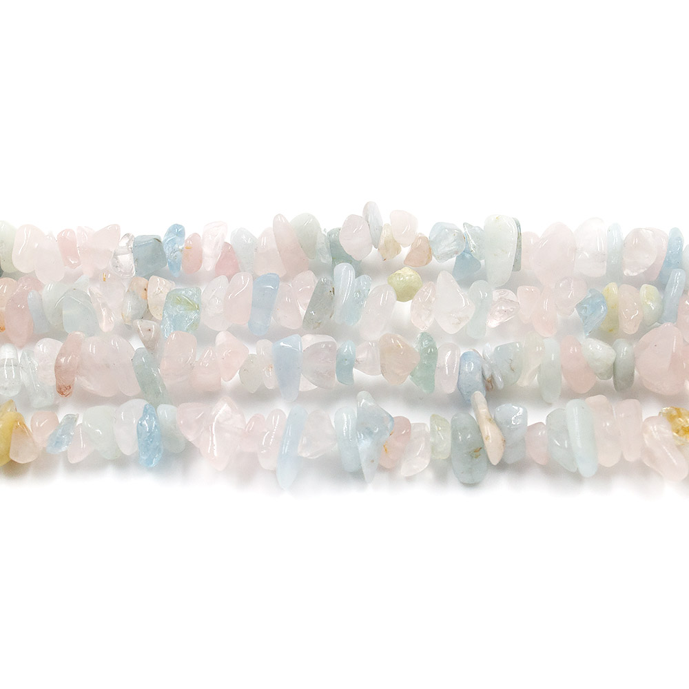 Фото товара аквамарин,розовый кварц,берилл крошка яркая микс