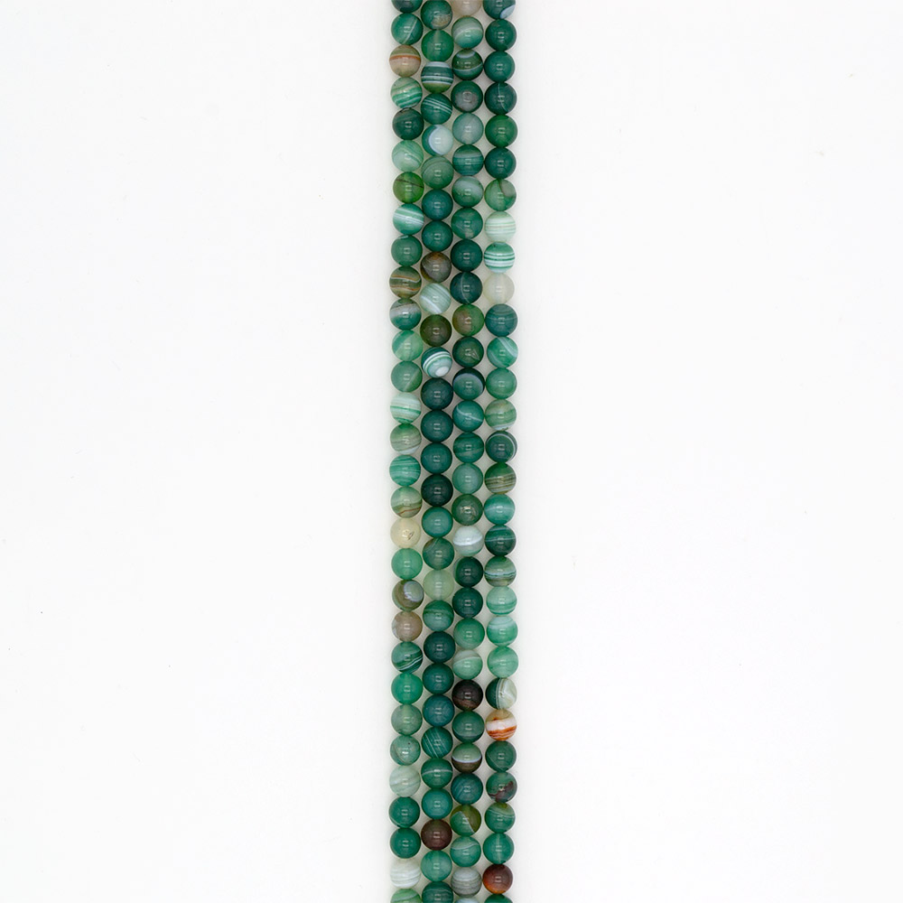 Фото товара агат шар цвет зелено-коричневый 8 мм