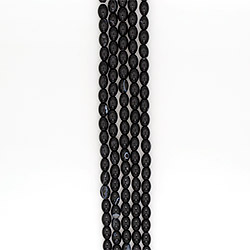 Фото товара агат черный бочата 14*10 мм