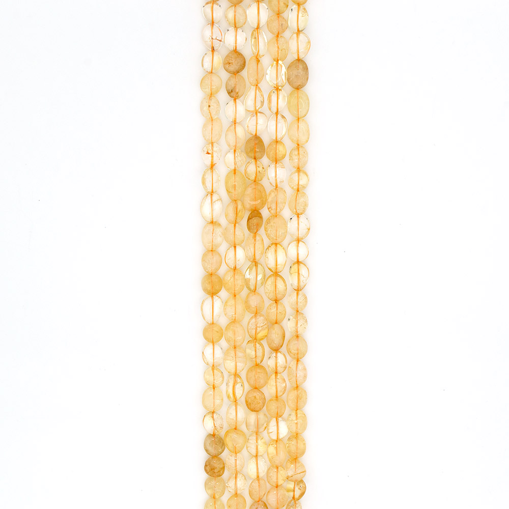 Фото товара цитрин галтовка 15*11 мм