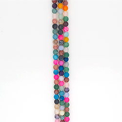 Агат кракле шар цвет ассорти матовый 10 мм