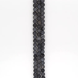 Агат кракле шар цвет черный матовый 12 мм