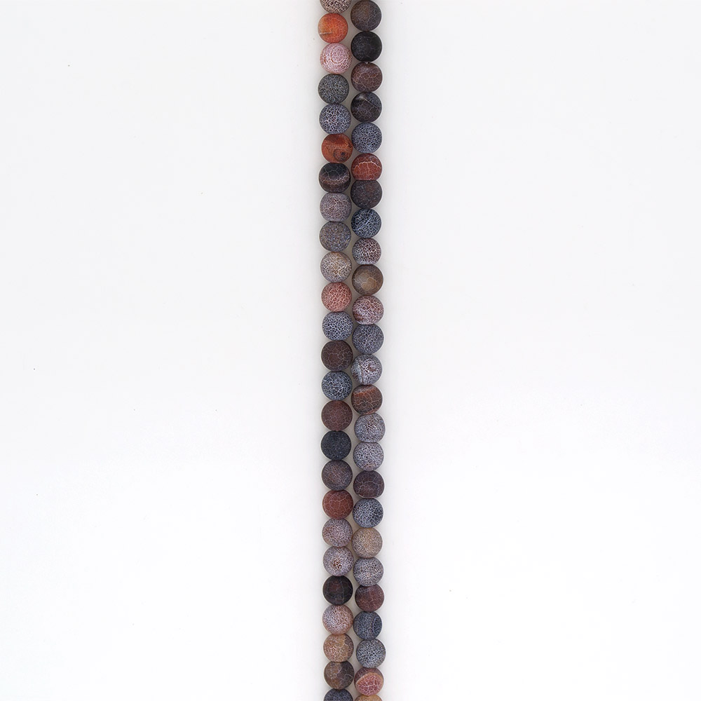 Фото товара агат кракле шар цвет ботсван матовый 10 мм