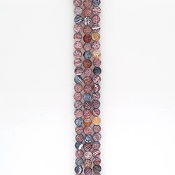 Агат кракле шар цвет темно-коричневый матовый 12 мм