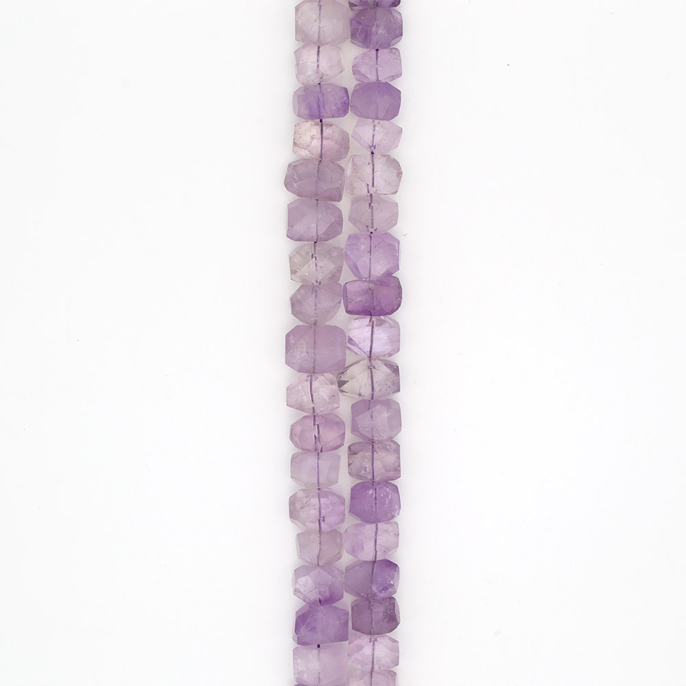 Фото товара аметист лавандовый рондоль грань 15*20 мм