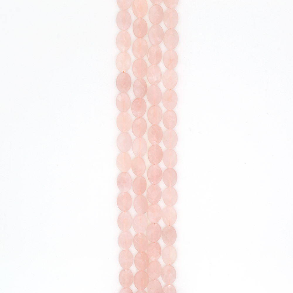 Фото товара розовый кварц таблетка грань 16*12 мм