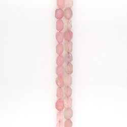 Розовый кварц галтовка грань 20*15 мм