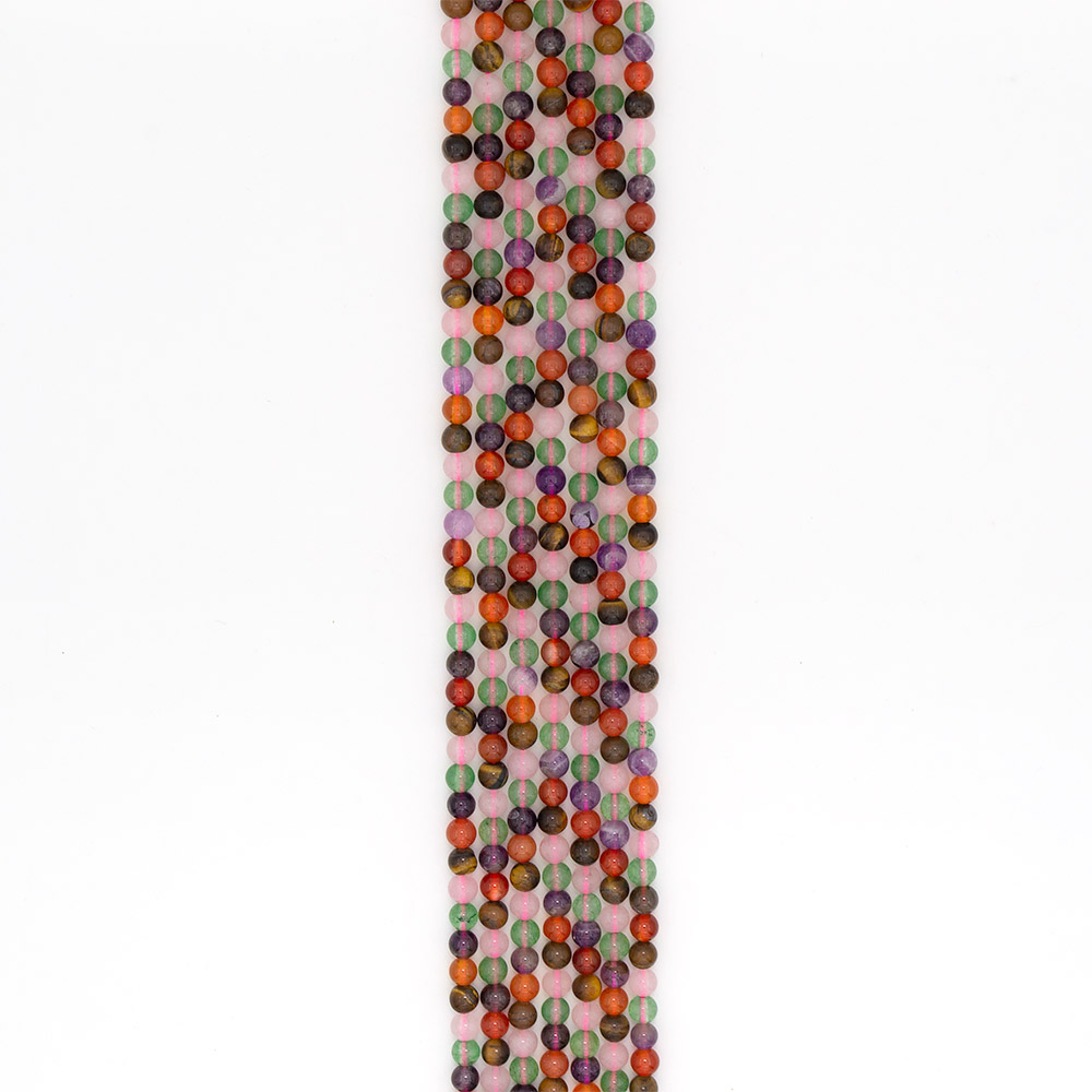 Фото товара сердолик,тигровый глаз,розовый кварц,авантюрин,аметист 6 мм