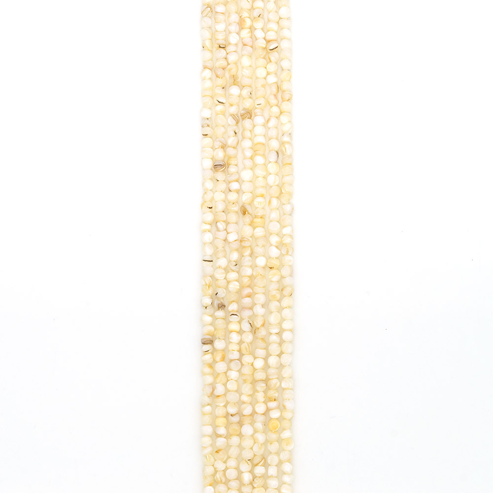 Фото товара перламутр светлый галтовка круглая 5*6 мм