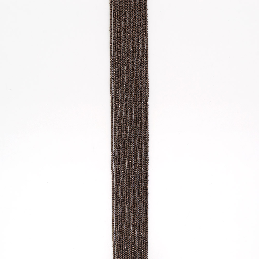 Фото товара гематит цвет коричневый шар грань 2 мм